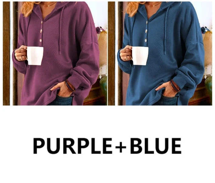 ✨LONG SLEEVE BUTTONED SWEATSHIRT - Image 10
