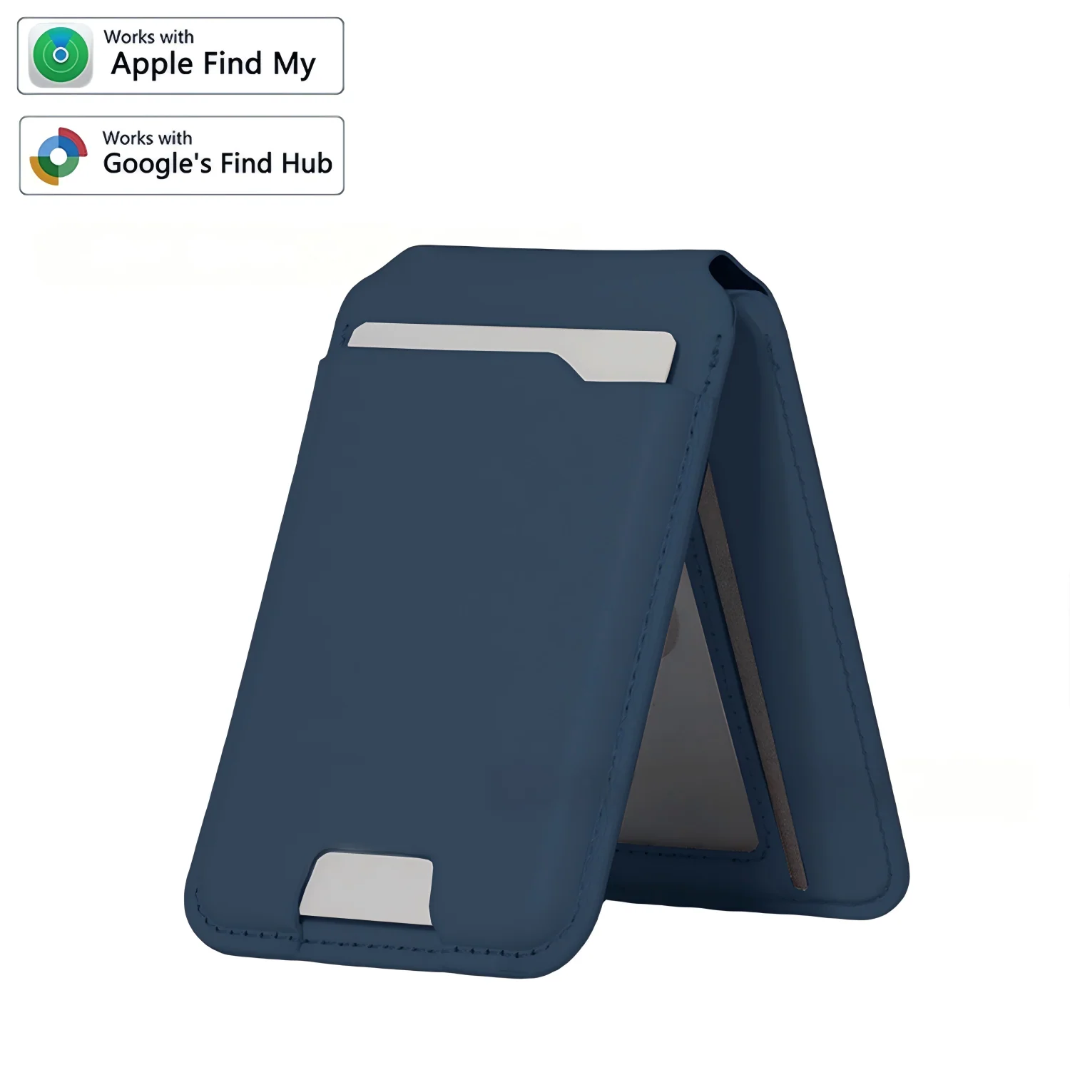 Smart MagSafe Wallet Made of Genuine Nappa Leather – with Apple Find My™ & Google Find Hub™, RFID Protection, and Wireless Charging. - Image 2