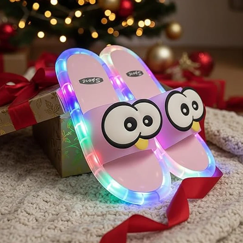 π§ 50% OFF NOW! π‘ LED Cartoon Slippers β Vibrant Light-Up Sole & Cute Penguin Design β Flexible PVC & Easy Slip-On π