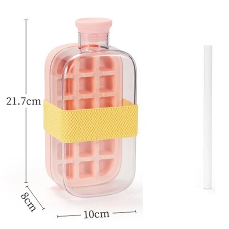 βοΈ2-in-1 Ice Cube Maker Water Bottle Built-In Ice Tray, Food-Grade Silicone, Bpa-Free. Make Ice & Store Water In One Bottle β Ideal For Gym, Office & Travel! ποΈββοΈπΌβοΈ - Image 10