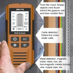 Alternative view of Multifunction Wall Scanner with LCD Display