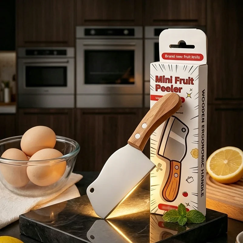 💎 LIMITED-TIME 50% OFF! ✨Stainless Steel Mini Fruit Kitchen Cleaver Knife - Image 8