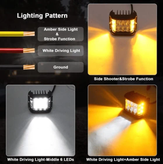 Car Dual Sides LED Dual Color Light - Image 9