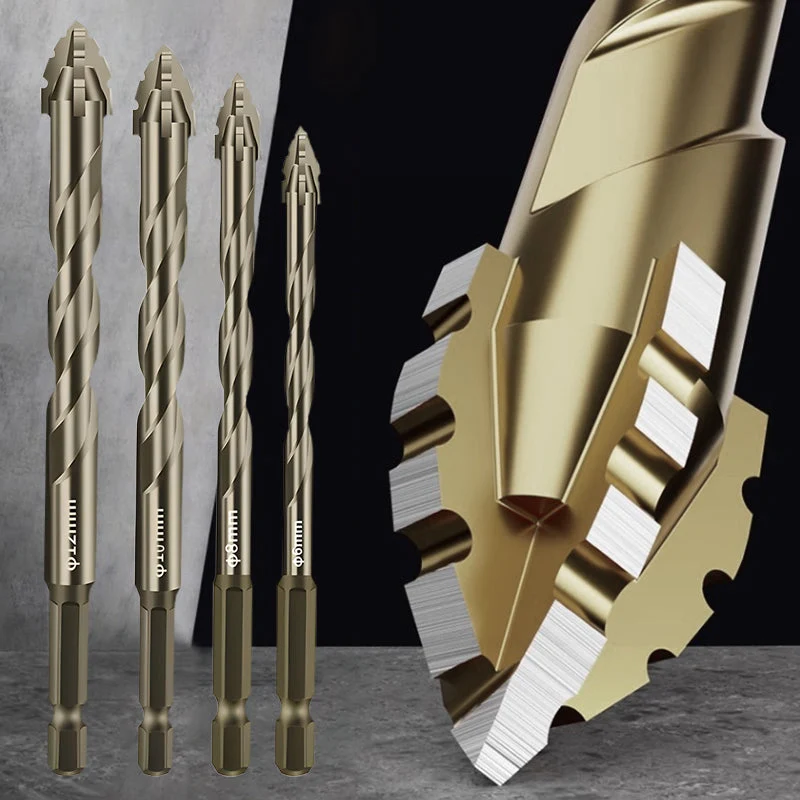 🏆Flash Sale⚡ 50K+ SOLD! 💥High-Strength 4-Flute Serrated Eccentric Drill Bit Kit - Image 9