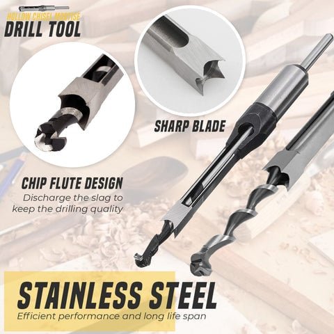 👷♂Hollow Chisel Mortise Drill Tool - Image 4