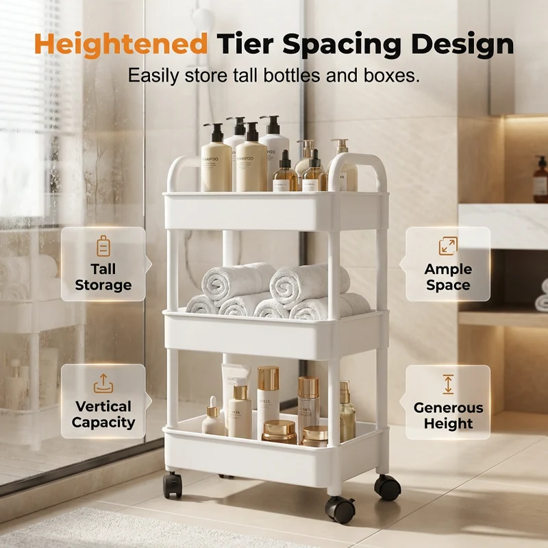 Mobile Kitchen Storage Organizer Rack