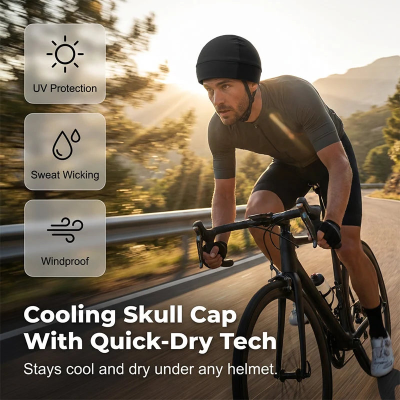 π΄ 50% OFF NOW! π§’ Breathable Sports Skull Cap β Moisture-Wicking & Helmet Liner β Stretch Fit for Cycling & Running π - Image 12