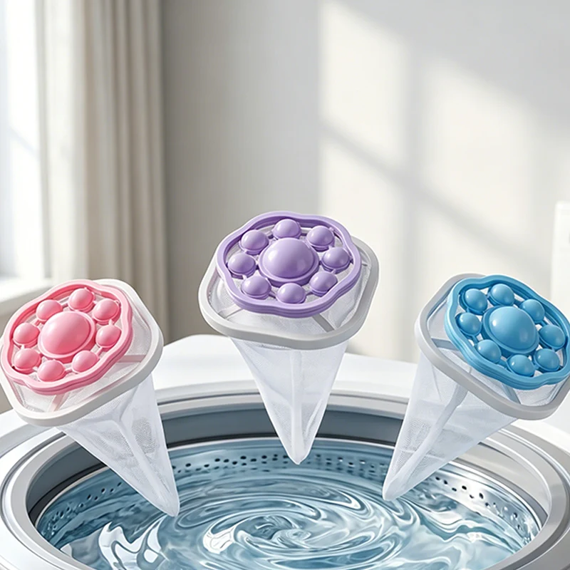 Reusable Floating Washing Machine Lint Catcher - Image 8
