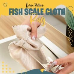 Alternative view of Fish scale rag towel