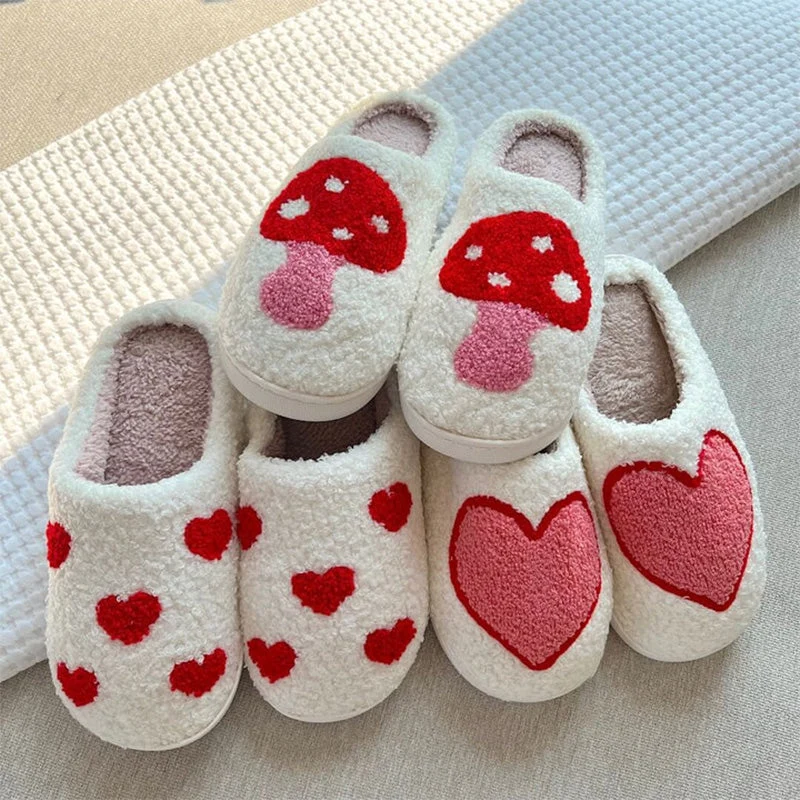 Alternative view of [Gift For Lover] Indoor Anti Slip Plush Slippers For Couples