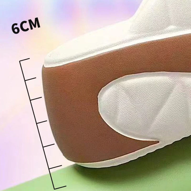 Women's Summer Color-Block Soft Platform Flip Flops - Image 9