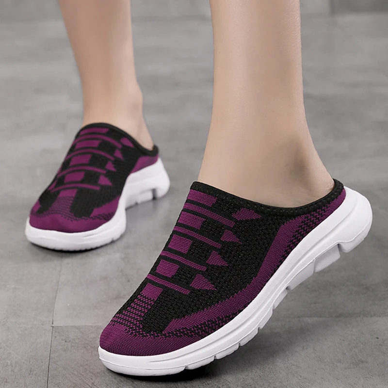 Comfortable & Breathable Closed-Toe Slide Slippers - Image 4
