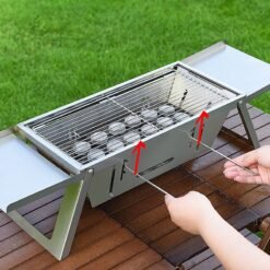 Alternative view of 🔥Hot Sale 50% 0FF🔥Stainless Steel Folding Outdoor Barbecue