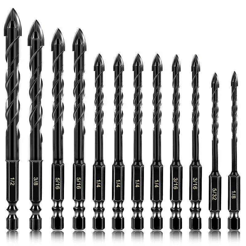 Four-Flute Sawtooth Drill Bit Set - Image 15