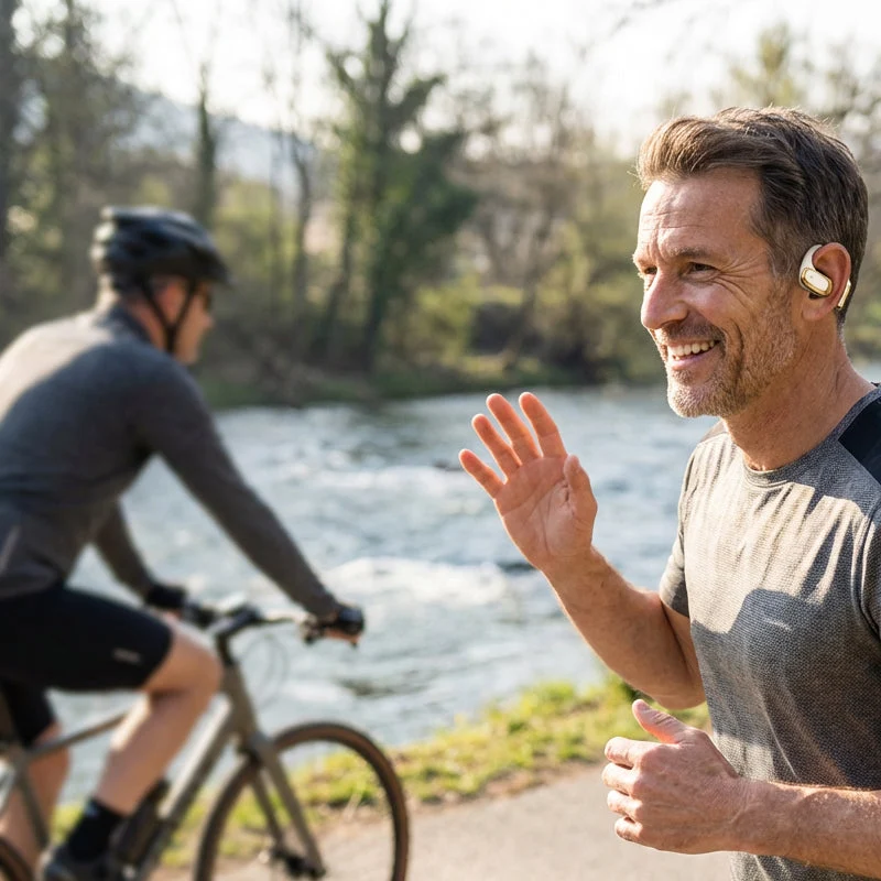 ⏳Limited time offer!🎧 Open-ear headphones with 72-hour battery life, secure fit for workouts and commutes ✨ - Image 5