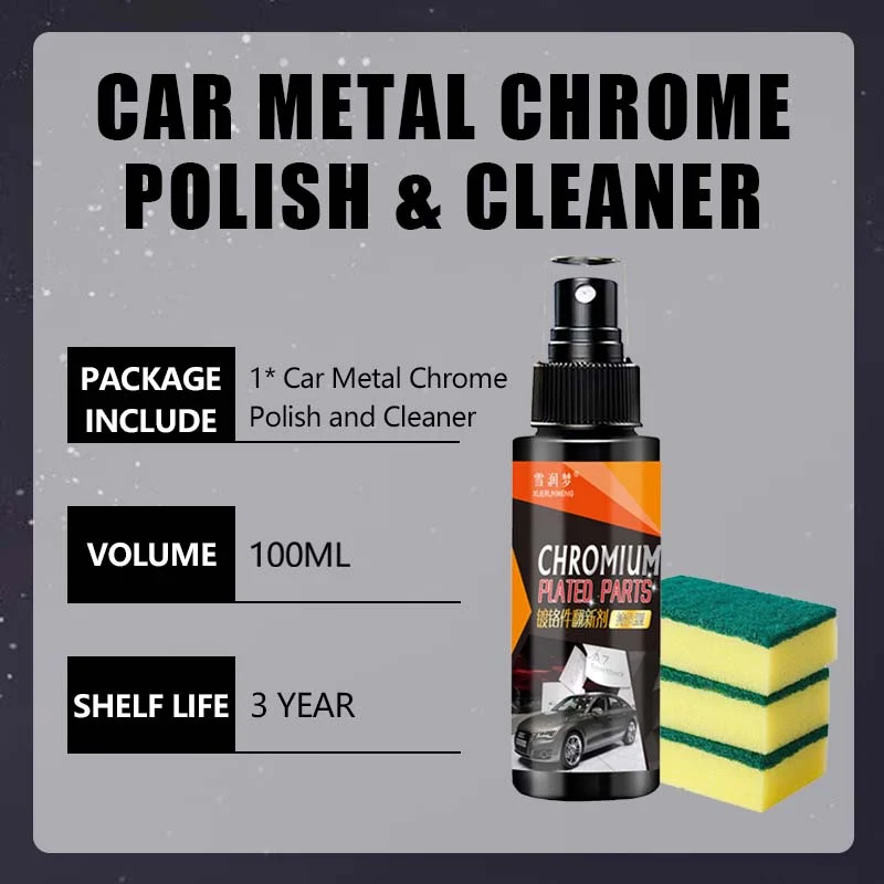 Car Metal Chrome Polish & Cleaner - Image 8