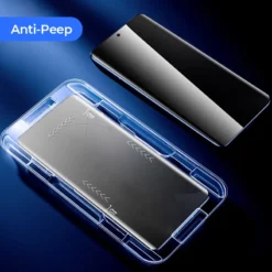 Alternative view of Anti-peep & 4K HD Glass Screen Protector with Auto Dust-elimination Installation for Samsung Galaxy S Series