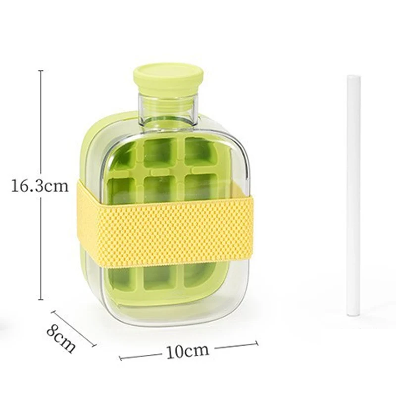 βοΈ2-in-1 Ice Cube Maker Water Bottle Built-In Ice Tray, Food-Grade Silicone, Bpa-Free. Make Ice & Store Water In One Bottle β Ideal For Gym, Office & Travel! ποΈββοΈπΌβοΈ - Image 14