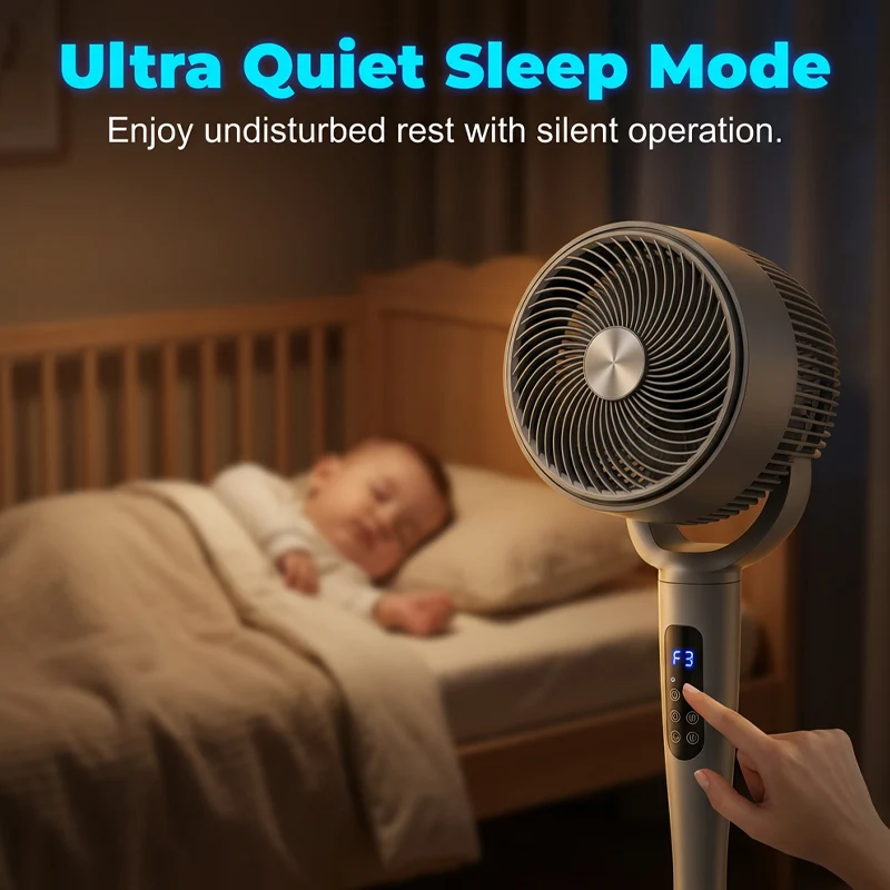 Remote Control Air Circulator Pedestal Fan - Image 2