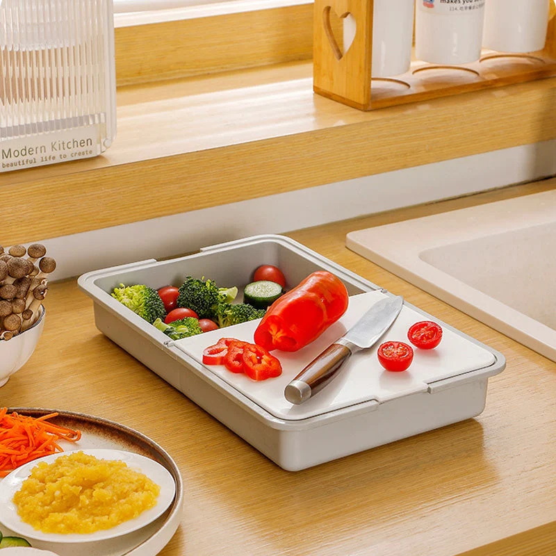 Multi-Functional Grater & Drainer Cutting Board - Image 4