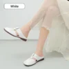 🔥Hot Sale 49% Off🔥Women's Soft Sole Knot Mules - White, US 9-9.5/EU 41