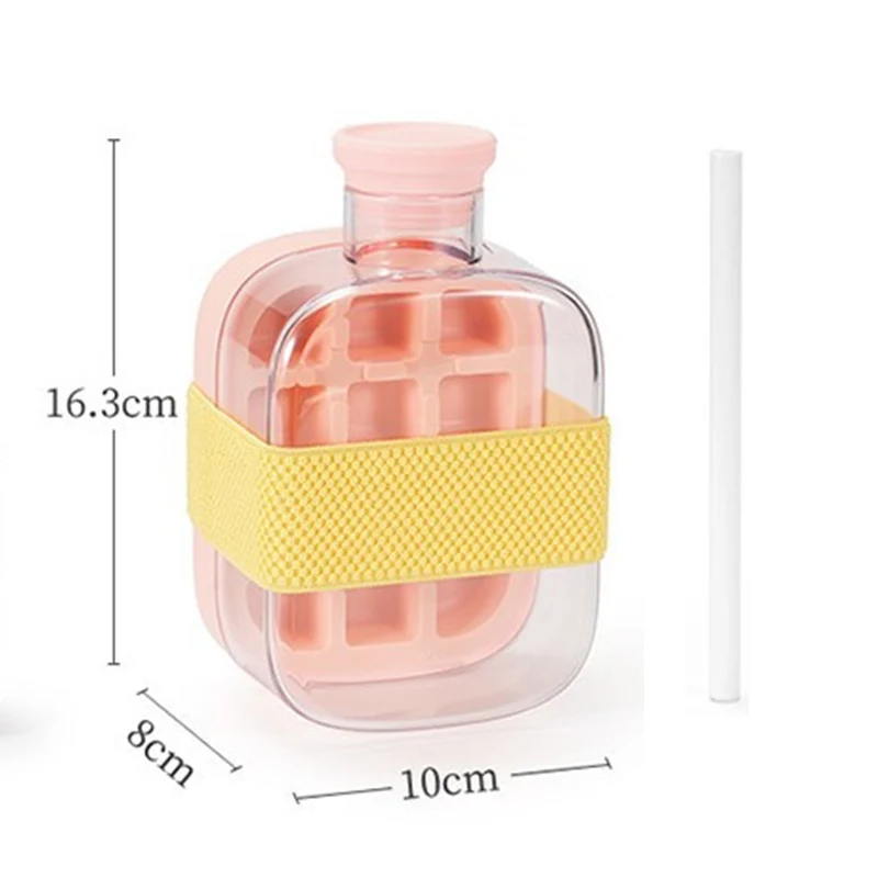 βοΈ2-in-1 Ice Cube Maker Water Bottle Built-In Ice Tray, Food-Grade Silicone, Bpa-Free. Make Ice & Store Water In One Bottle β Ideal For Gym, Office & Travel! ποΈββοΈπΌβοΈ - Image 9