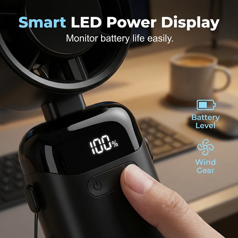 🌬️ LIMITED-TIME 49% OFF! ✨Semiconductor Cooling Fan with Digital Display - Image 5