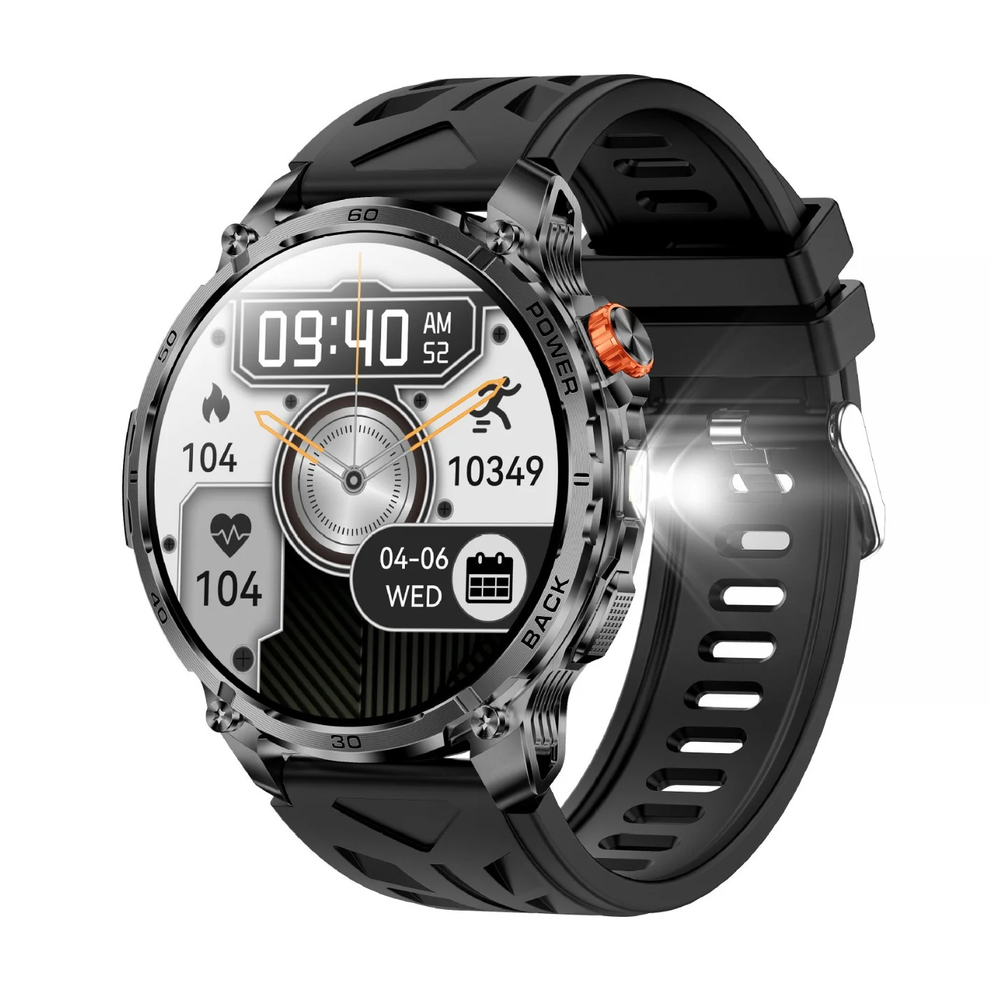 1.52" HD smartwatch for men – Phone calls and music control – Multiple sports modes – IP68 waterproof – Long battery life – Fitness watch for Android and iPhone - Image 9