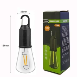 Alternative view of 🔥🔥🔥Outdoor Camping Hanging Type-C Charging Retro Light Bulb Lighting Decoration